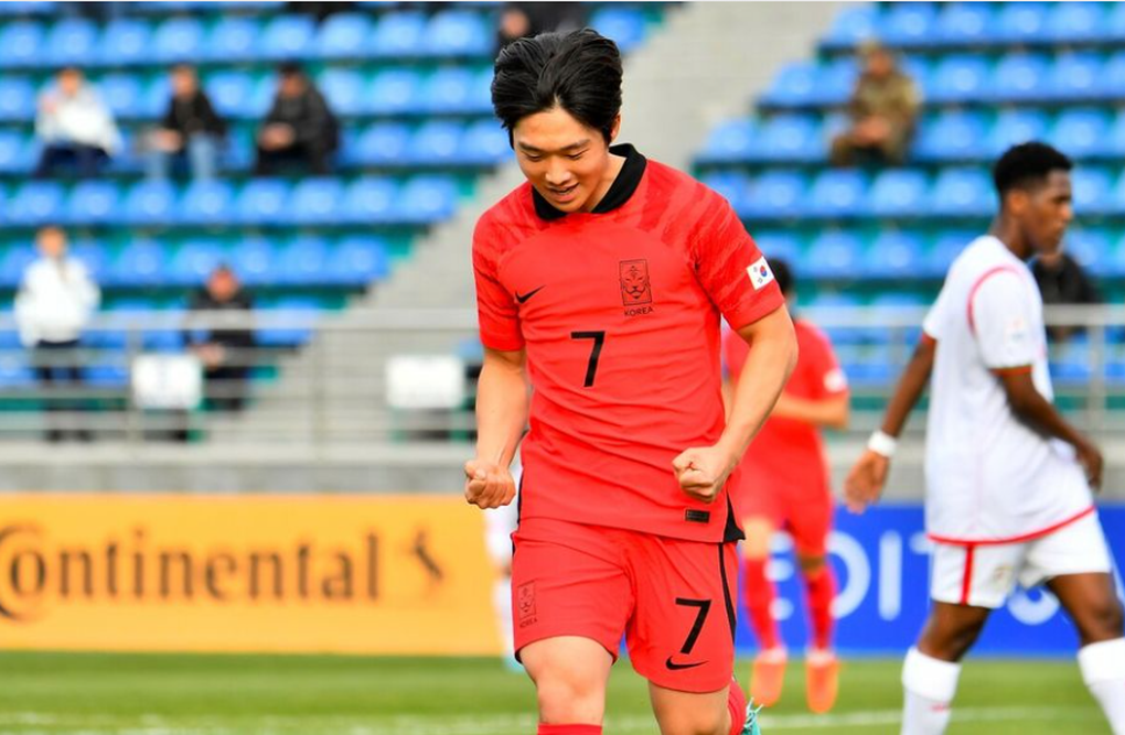 Thắng đậm Oman, U20 Hàn Quốc khẳng định sức mạnh ở giải châu Á - 1 Thắng đậm Oman, U20 Hàn Quốc khẳng định sức mạnh ở giải châu Á - 1