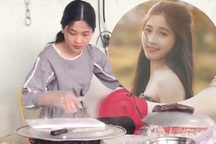 “Hot girl tráng bánh mướt” xứ Nghệ vừa xinh đẹp, lại đảm đang