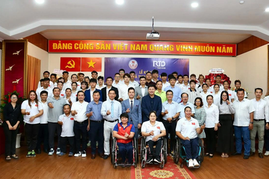 Các VĐV tại trung tâm huấn luyện thể thao Quốc gia TPHCM nhận tin vui