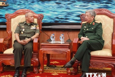 Lãnh đạo Bộ Quốc phòng tiếp Chuẩn tướng Indonesia Sukarto