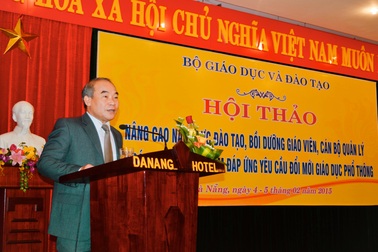 Thứ trưởng Bộ GD-ĐT: Đổi mới giáo dục khó nhất là đổi mới con người