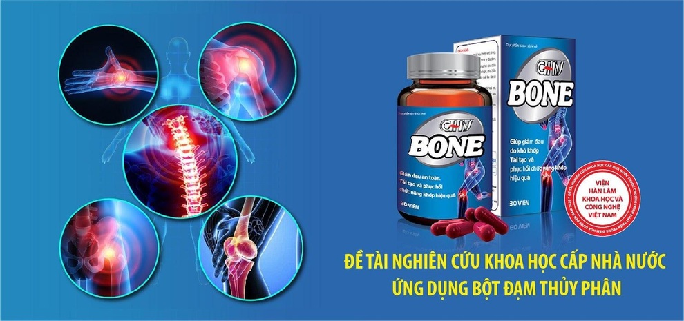 Viên khớp GHV Bone - hoàn tiền 100% nếu không cải thiện đau xương khớp - 1 Viên khớp GHV Bone - hoàn tiền 100% nếu không cải thiện đau xương khớp - 1