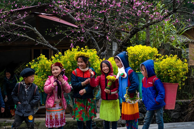 Ngắm nhìn mùa xuân len lỏi từng ngóc ngách các bản làng ở Hà Giang
