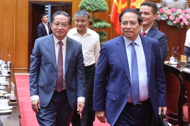 Thủ tướng gặp tập đoàn đầu tiên của Việt Nam xuất 5.000 UAV sang Hàn Quốc