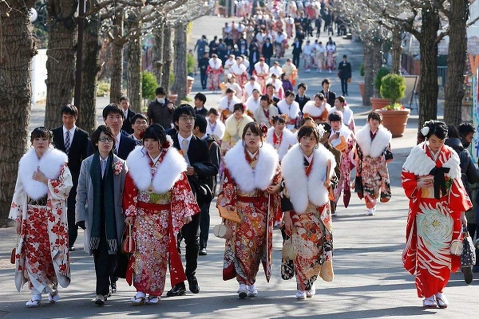 Lễ thành nhân đánh dấu tuổi 20 của thanh niên Nhật Bản - 2