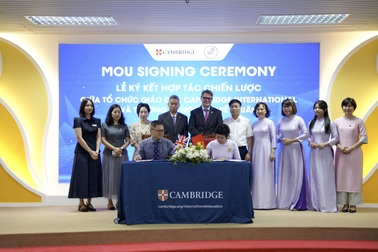 Ký kết triển khai Chương trình Tích hợp Cambridge tại 50 trường phổ thông ở Hà Nội