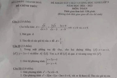 Lộ đề do nhầm lịch thi: Nguyên nhân từ lỗi đánh máy