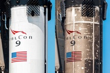 Tên lửa Falcon 9 ngả sang màu nâu sau 8 lần phóng vào vũ trụ