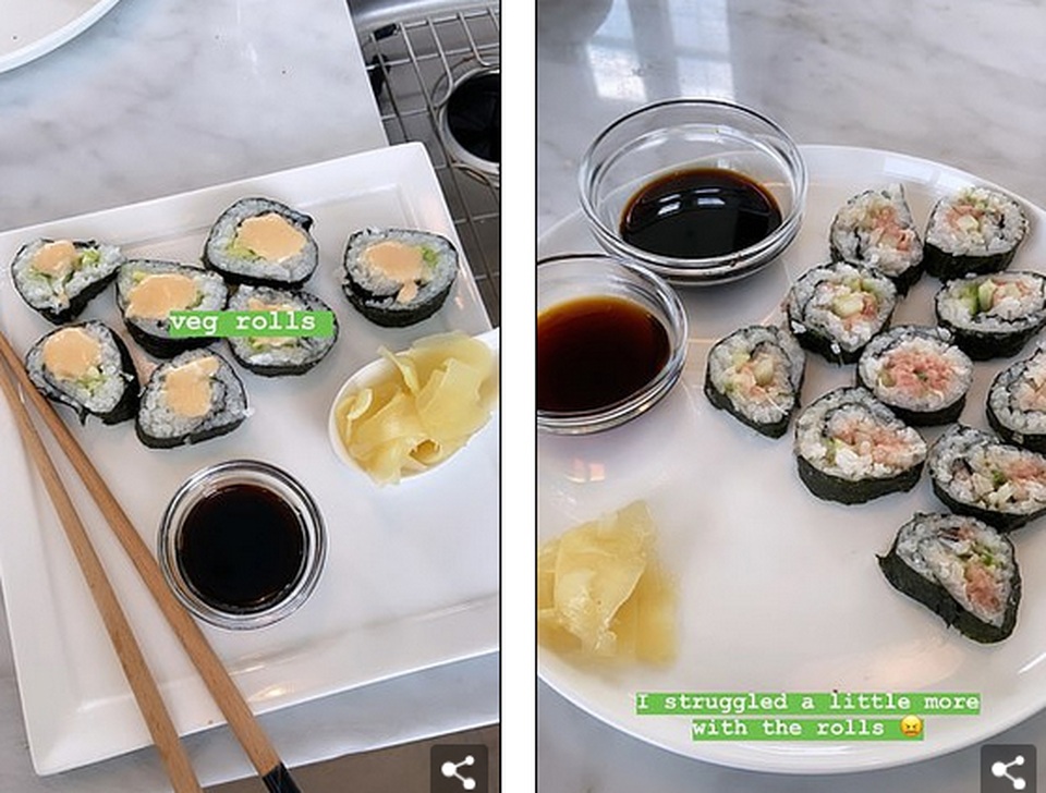 Vợ Justin Bieber gây bất ngờ khi trổ tài nấu nướng - 6 Vợ Justin Bieber gây bất ngờ khi trổ tài nấu nướng - 6