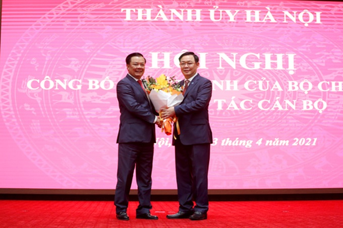 Tân Bí thư Thành ủy Hà Nội Đinh Tiến Dũng hứa &quot;nỗ lực hết mình&quot; - Ảnh 1.