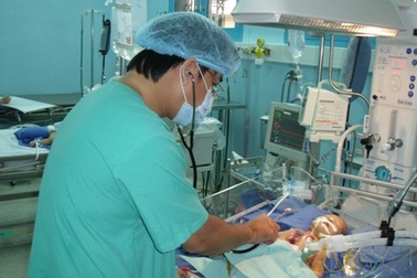 Sức khỏe của bé Nhân Hòa đang tiến triển tốt