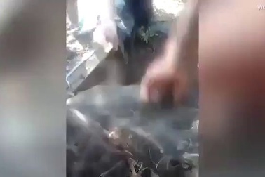 Em bé bị chôn sống được dân làng giải cứu