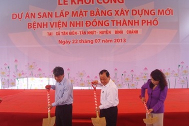Bắt đầu xây dựng bệnh viện Nhi công suất 1.000 giường