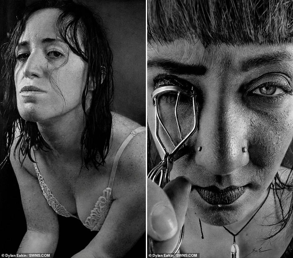 Sửng sốt trước những bức vẽ bằng... than củi - 2