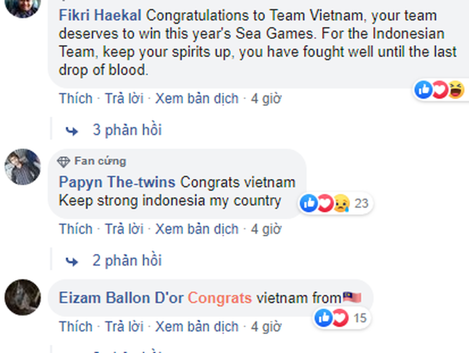 Cổ động viên Indonesia ngả mũ, thừa nhận U22 Việt Nam quá mạnh - 4 Cổ động viên Indonesia ngả mũ, thừa nhận U22 Việt Nam quá mạnh - 4