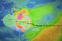 Bão số 4 đổ bộ đất liền các tỉnh Quảng Bình - Quảng Trị