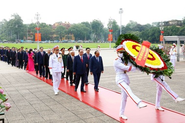 Lãnh đạo Đảng, Nhà nước vào Lăng viếng Bác