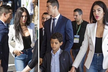 Cristiano Ronaldo đẹp đôi bên bạn gái