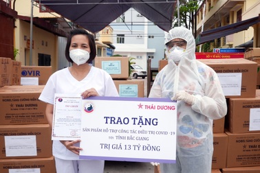 Sản phẩm của Sao Thái Dương được sử dụng hỗ trợ phòng ngừa Covid 19