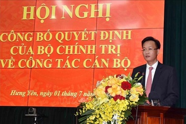 Phó ban Kinh tế Trung ương được điều động làm Bí thư Tỉnh ủy Hưng Yên