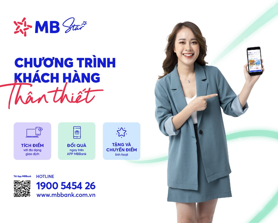 Tích lũy điểm thưởng, nhận nhiều ưu đãi với “MB Star” - 1 Tích lũy điểm thưởng, nhận nhiều ưu đãi với “MB Star” - 1