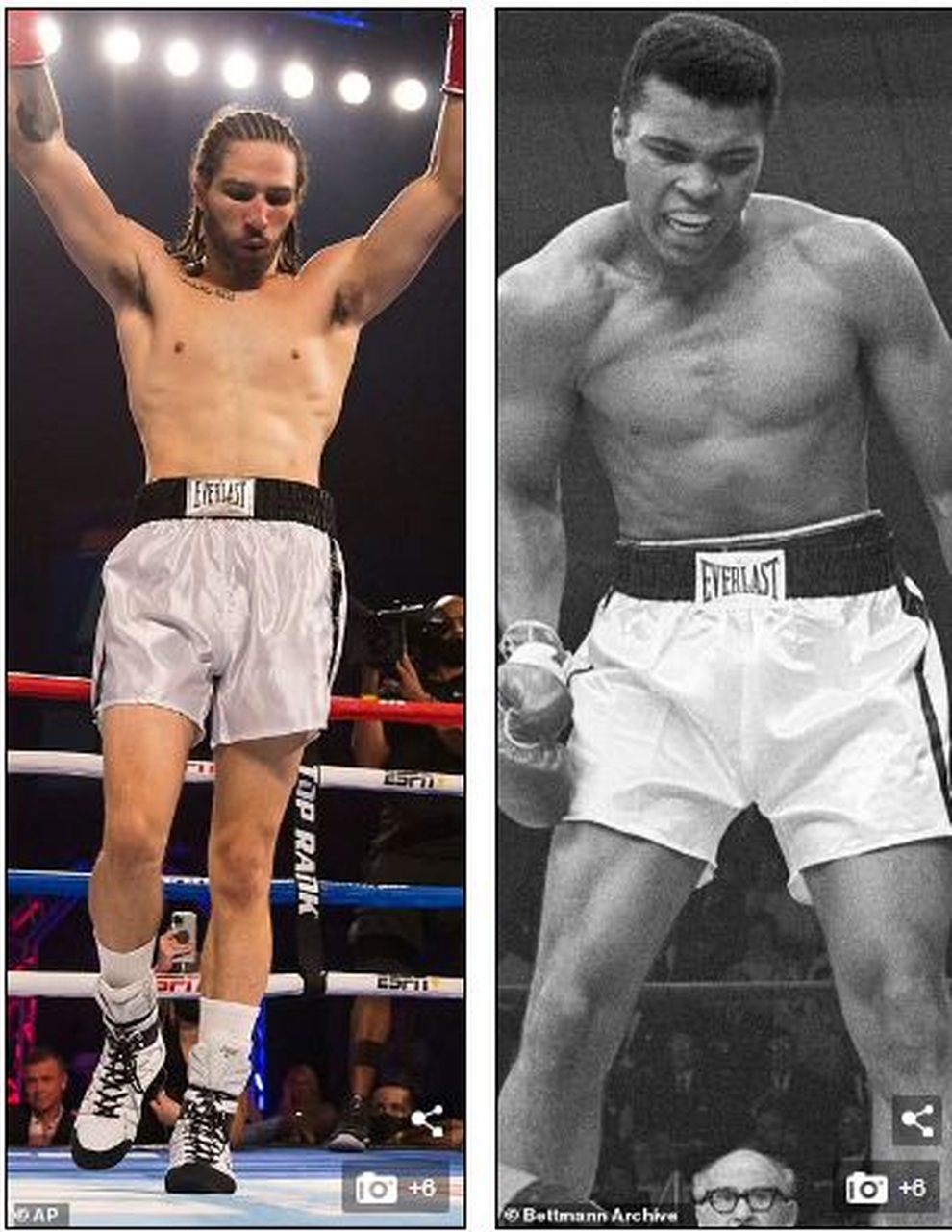 Cháu ngoại huyền thoại Mohamed Ali hạ đo ván đối thủ sau hai phút - 1 Cháu ngoại huyền thoại Mohamed Ali hạ đo ván đối thủ sau hai phút - 1