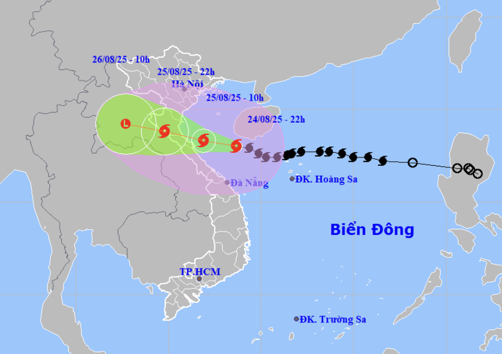 Bão Kajiki có khả năng tăng cấp, cường độ rất mạnh khi đổ bộ đất liền - 1