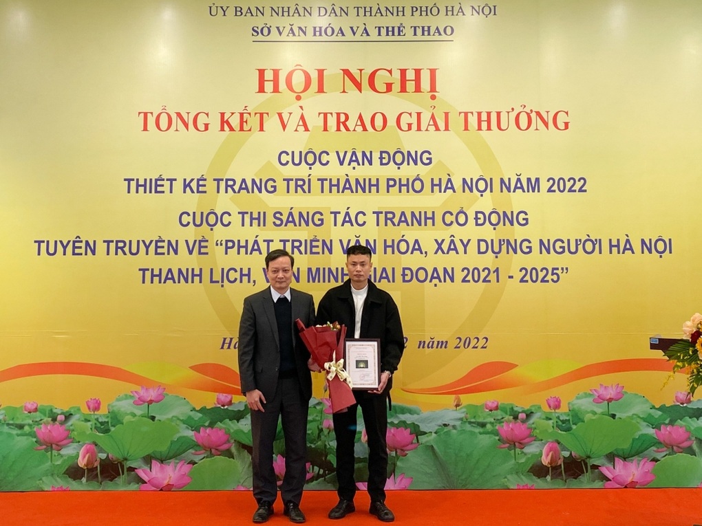 Trao giải Cuộc vận động thiết kế trang trí Thành phố Hà Nội năm 2022 - 1 Trao giải Cuộc vận động thiết kế trang trí Thành phố Hà Nội năm 2022 - 1