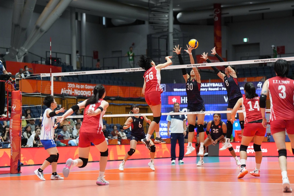 Tuyển bóng chuyền nữ Việt Nam sớm giành vé vào tứ kết Asiad 20 - 1 Tuyển bóng chuyền nữ Việt Nam sớm giành vé vào tứ kết Asiad 20 - 1