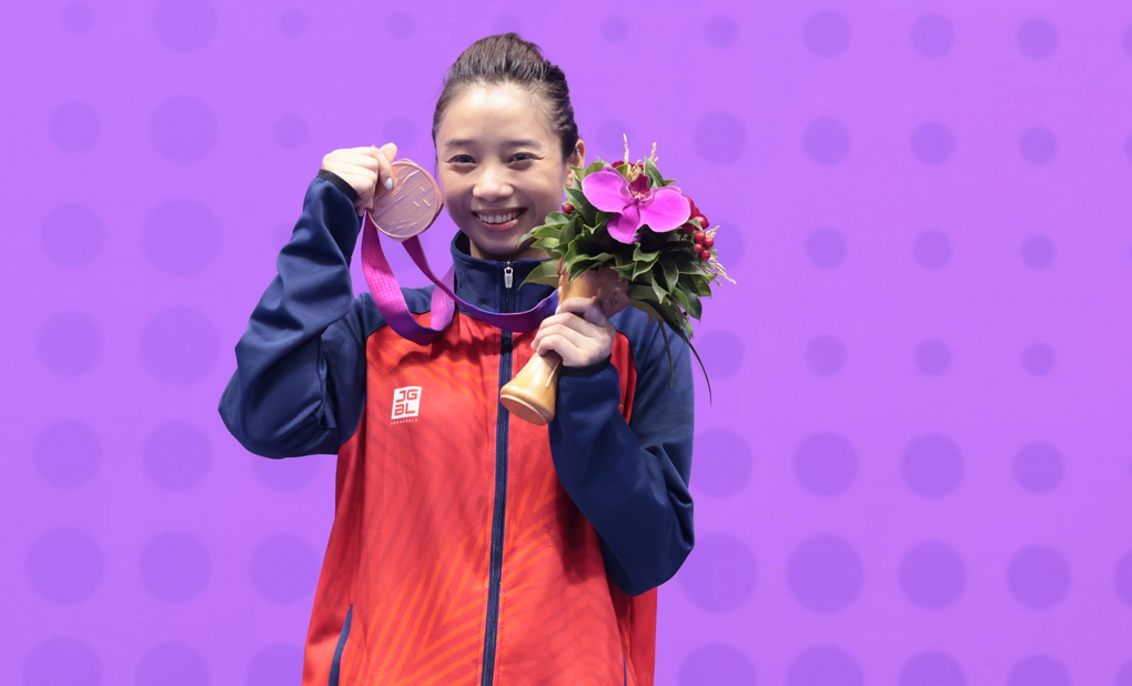 Dương Thúy Vi tuyên bố bất ngờ sau khi giành HCĐ Asiad 19 - 2