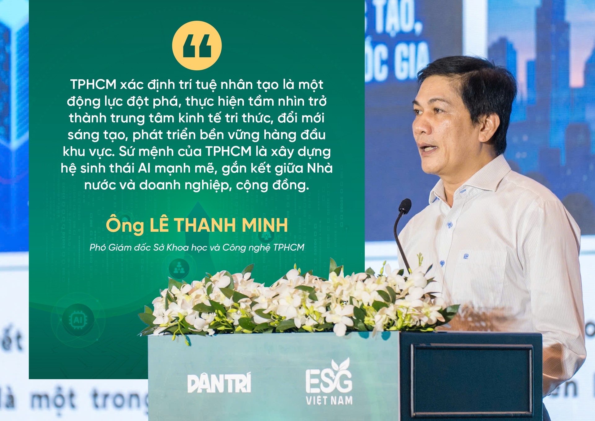 Impressive speeches at the ESG Implementation with AI workshop - 1 Những phát ngôn ấn tượng tại hội thảo Thực thi ESG bằng AI - 1