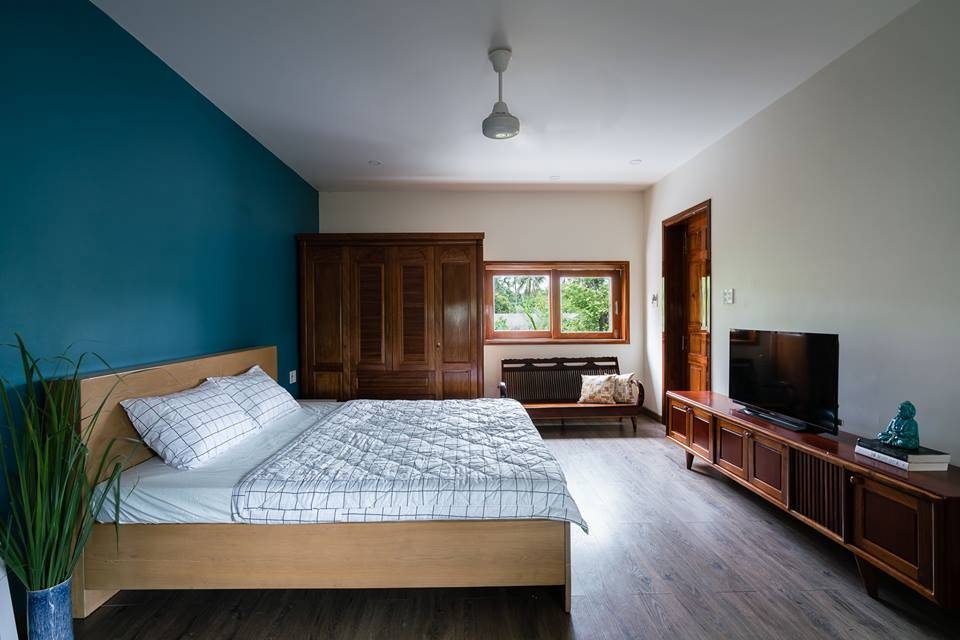 Ngôi nhà đẹp như resort con trai xây tặng bố mẹ giữa đồng quê ở Bình Định - 13