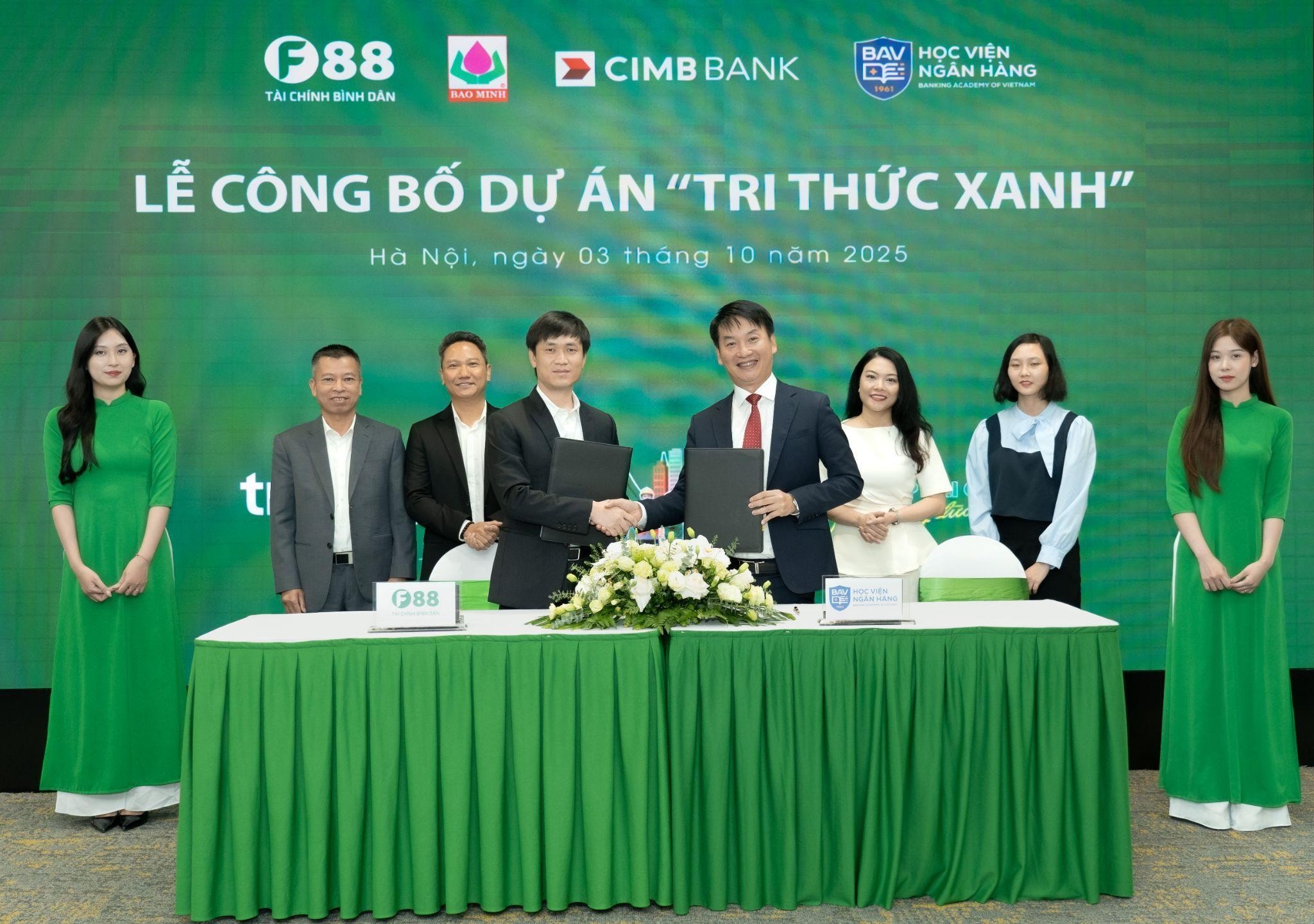 F88 khởi động dự án Tri thức xanh: Lan tỏa kiến thức tài chính đến cộng đồng - 1