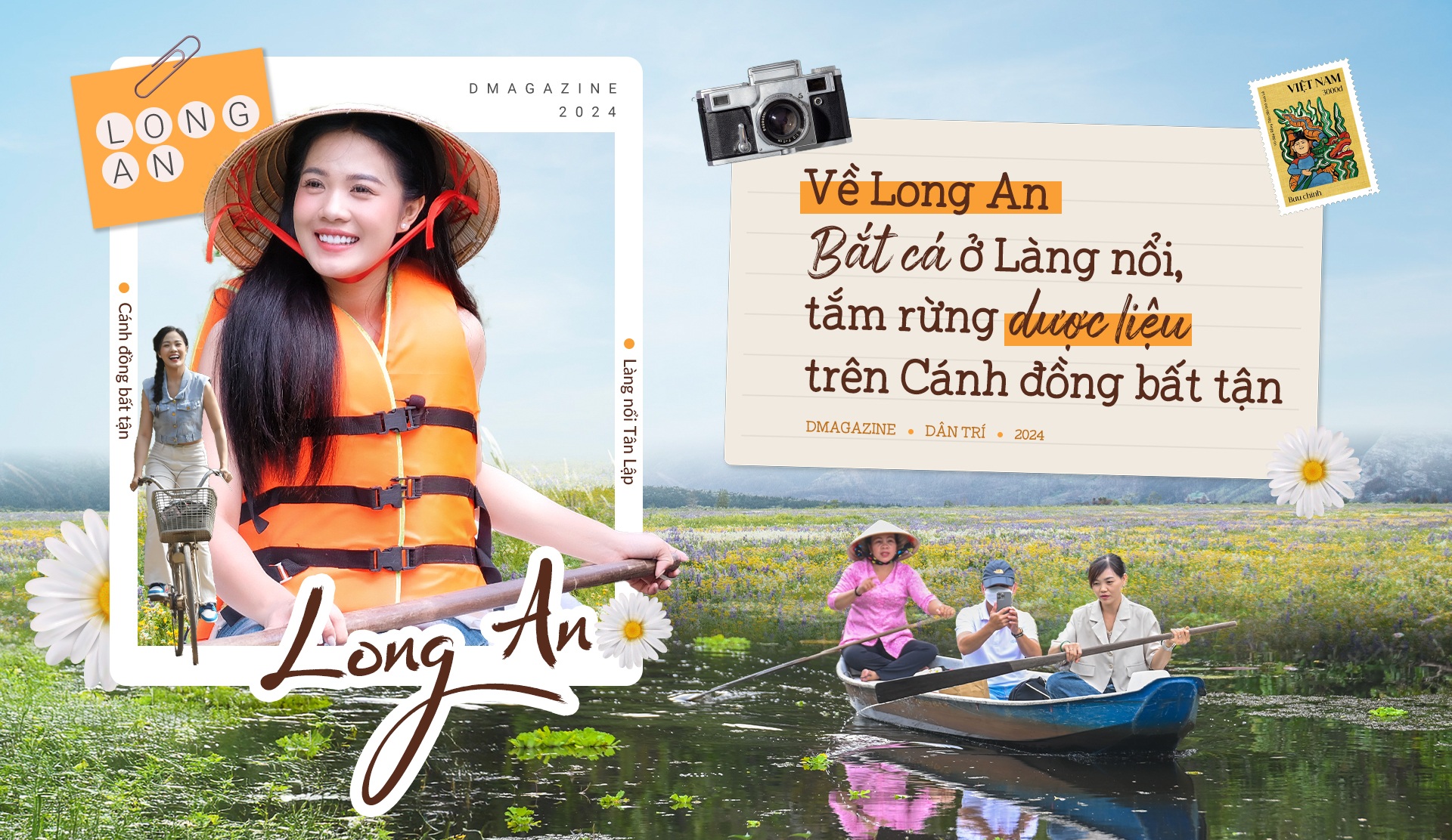 Về Long An bắt cá ở Làng nổi, "tắm rừng" dược liệu trên Cánh đồng bất tận