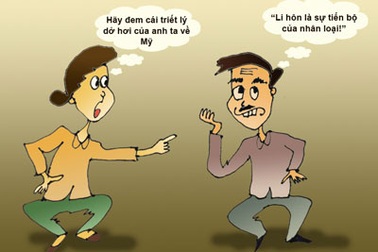 Bàn luận rôm rả quanh chuyện li hôn