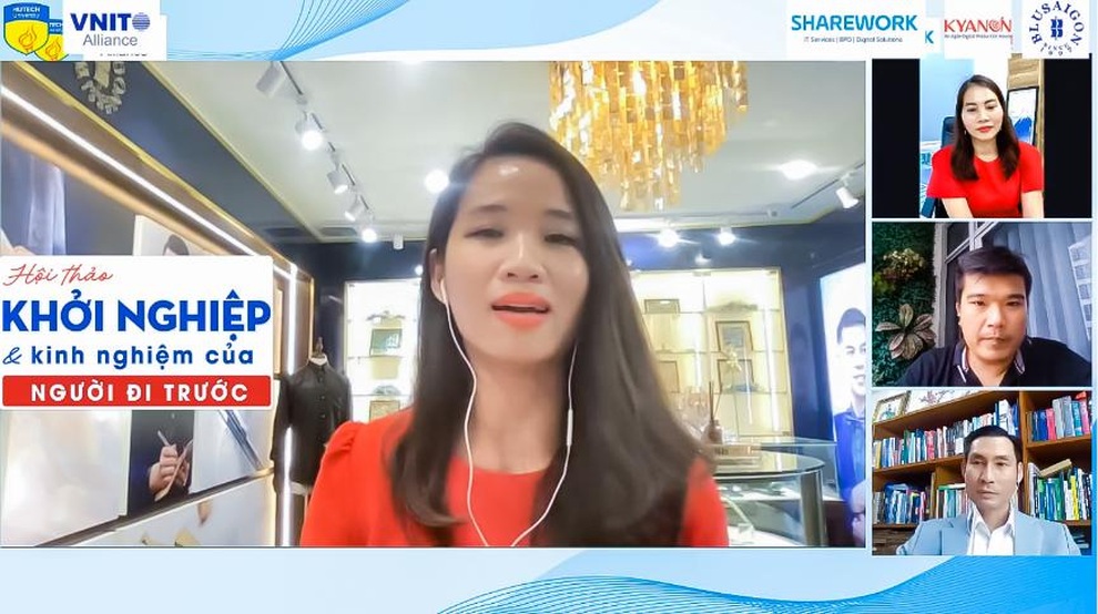 Dàn CEO tên tuổi chia sẻ kinh nghiệm khởi nghiệp với sinh viên HUTECH - 1 Dàn CEO tên tuổi chia sẻ kinh nghiệm khởi nghiệp với sinh viên HUTECH - 1