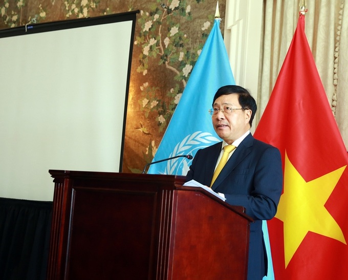 Phó Thủ tướng Thường trực nhấn mạnh sự tương đồng về những giá trị và nguyên tắc quan trọng đã tạo nền tảng cho quan hệ hợp tác, đối tác giữa Việt Nam và LHQ