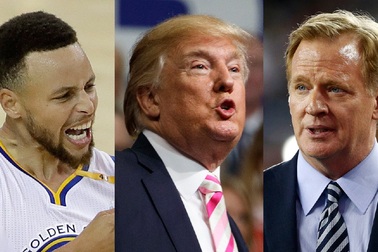 Tổng thống Trump "đấu khẩu" với giới thể thao Mỹ