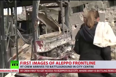 Thành phố Aleppo của Syria bị tàn phá nặng nề vì chiến tranh