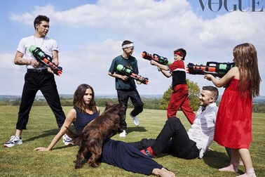 Gia đình Beckham hạnh phúc trên tạp chí Vogue