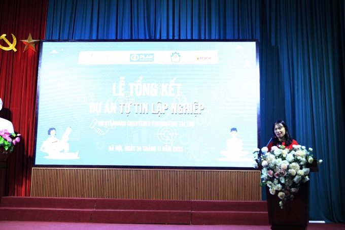 Bà Lê Quỳnh Lan, quyền Giám đốc Quốc gia tổ chức Plan International Việt Nam 