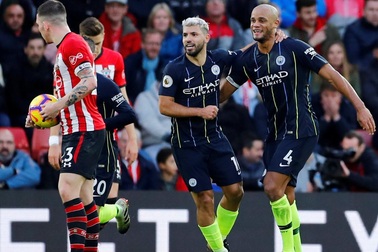 Southampton 1-3 Man City: Niềm vui trở lại với thầy trò Guardiola