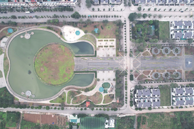 Công viên trăm tỷ hình cây đàn ít người biết ở Hà Nội