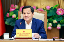 Phó Thủ tướng Lê Minh Khái họp về đề án cơ cấu lại TKV và SCIC