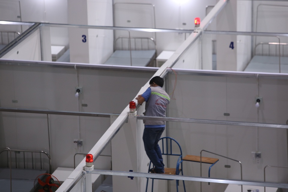 Hình ảnh mới nhất bên trong Bệnh viện dã chiến Tiên Sơn trước giờ bàn giao - 12