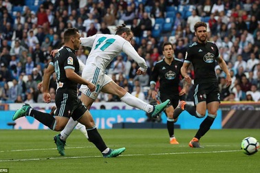 Real Madrid 6-0 Celta Vigo: Cú đúp của Gareth Bale