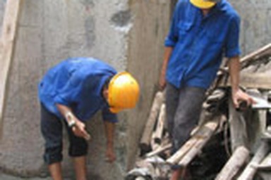 Lại phát hiện một vụ “rút ruột” công trình lớn