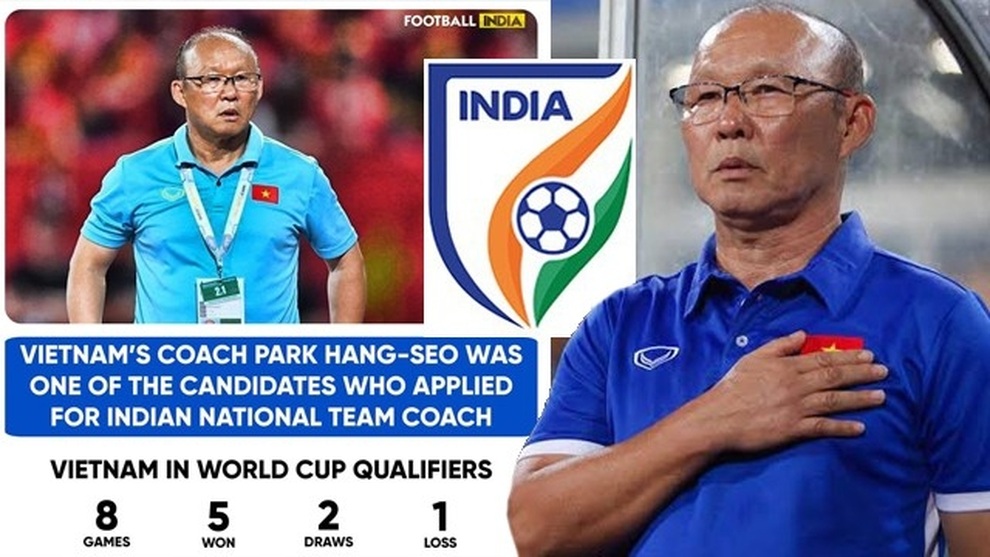 Báo Thái Lan nói gì về thông tin tuyển Ấn Độ muốn mời HLV Park Hang Seo? - 1 Báo Thái Lan nói gì về thông tin tuyển Ấn Độ muốn mời HLV Park Hang Seo? - 1