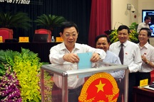 Hà Nội hoàn tất lấy phiếu tín nhiệm lãnh đạo thành phố