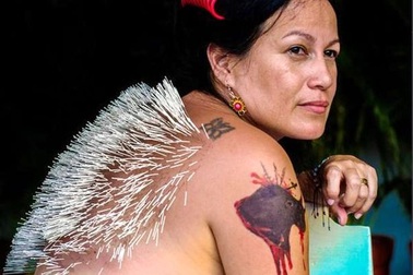 Ghim 2.500 chiếc kim trên lưng để phản đối đấu bò tót